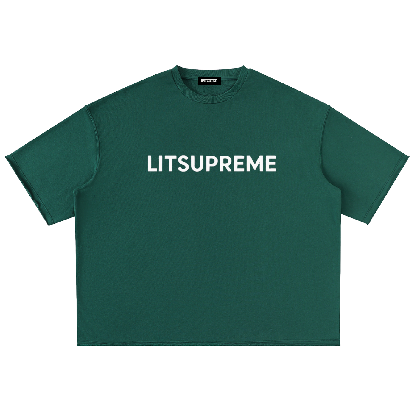 Washed Rolled Hem Half Sleeve T-Shirt