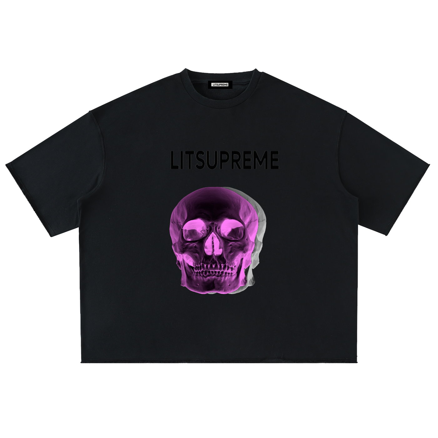 Washed Rolled Hem Half Sleeve T-Shirt