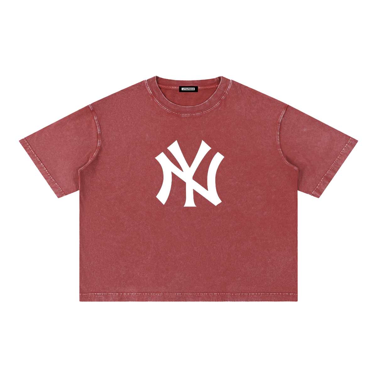 Mineral Wash Boxy Cotton T-Shirt