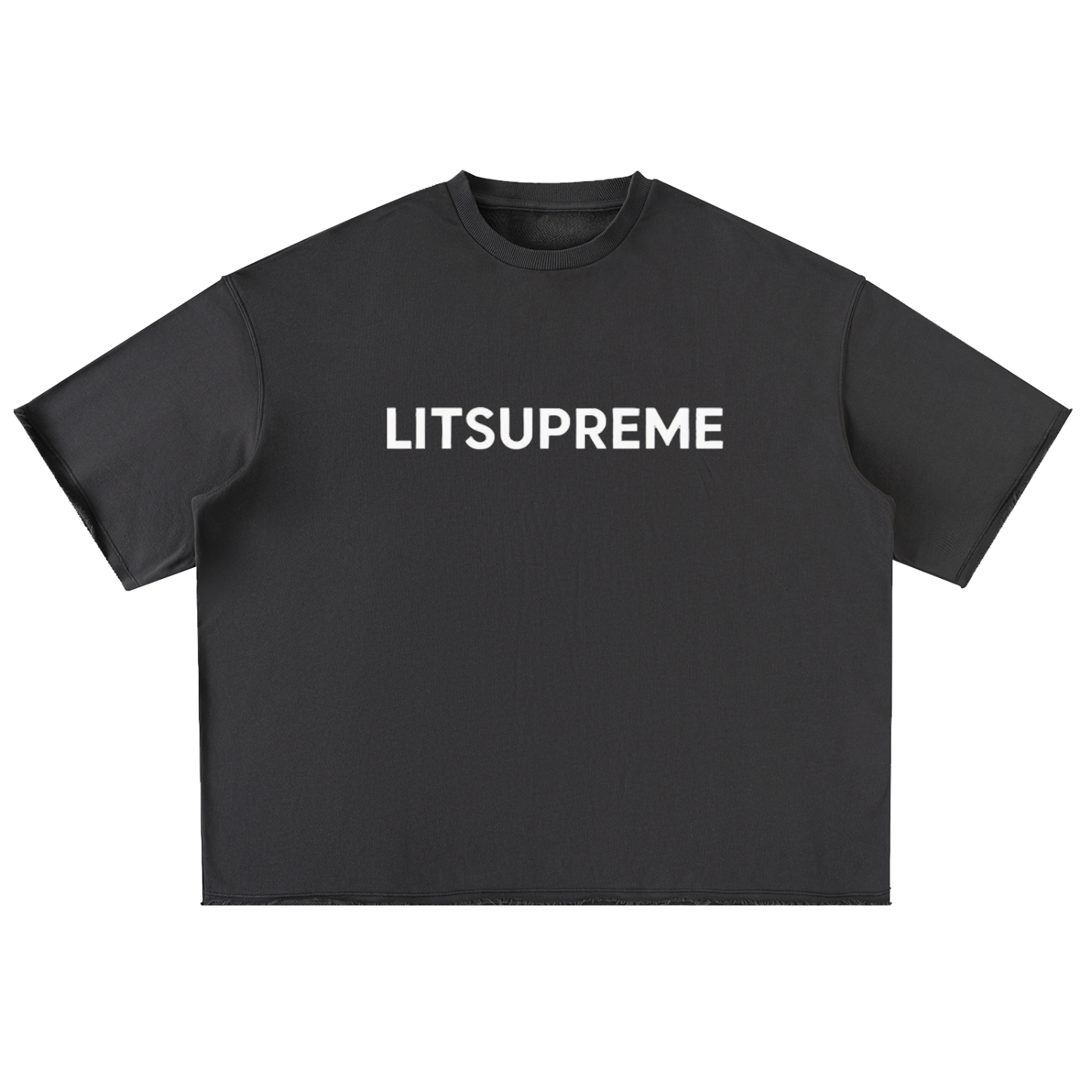 Washed Rolled Hem Half Sleeve T-Shirt