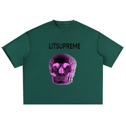 Washed Rolled Hem Half Sleeve T-Shirt