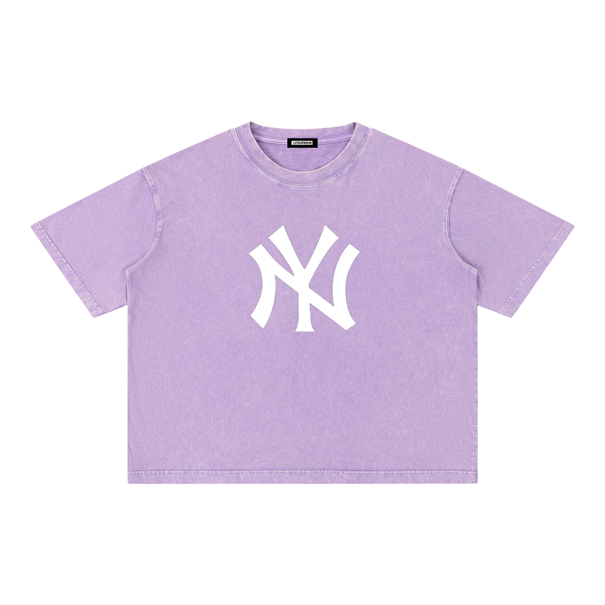 Mineral Wash Boxy Cotton T-Shirt