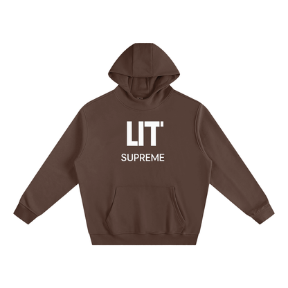 Fleeced High Neck Hoodie