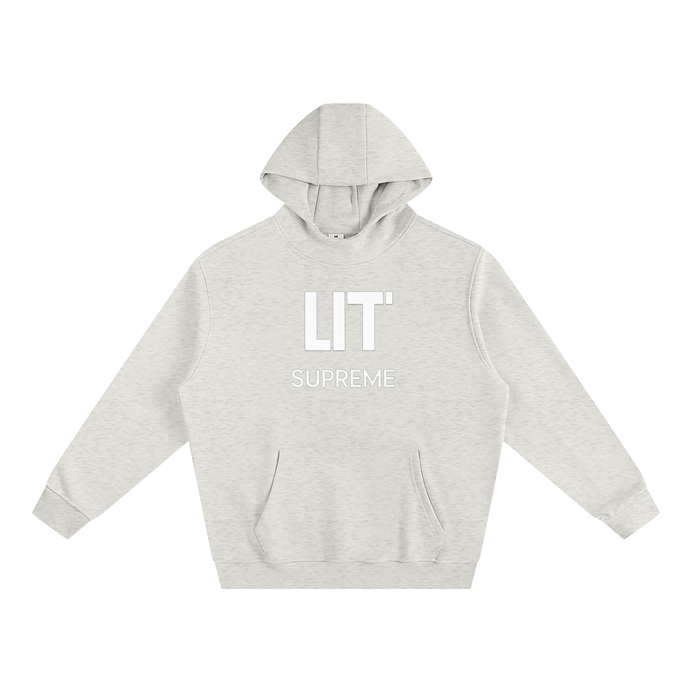 Fleeced High Neck Hoodie