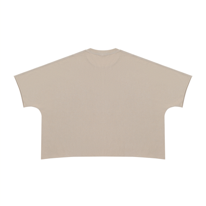 Unisex Heavyweight Boxy Raw Edge T-Shirt