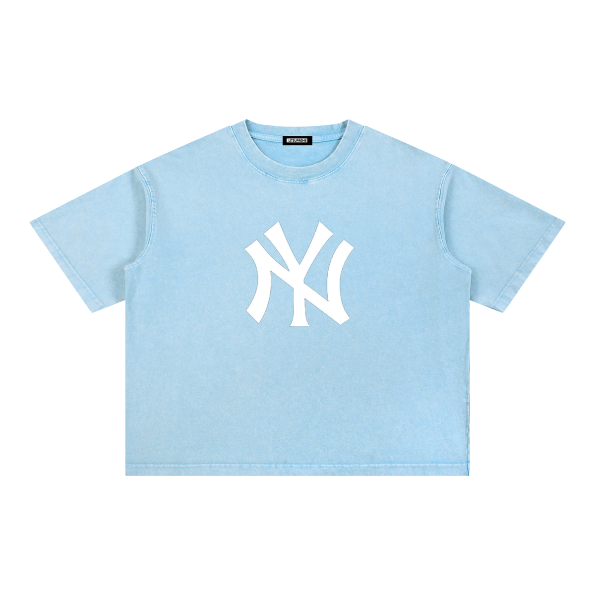 Mineral Wash Boxy Cotton T-Shirt