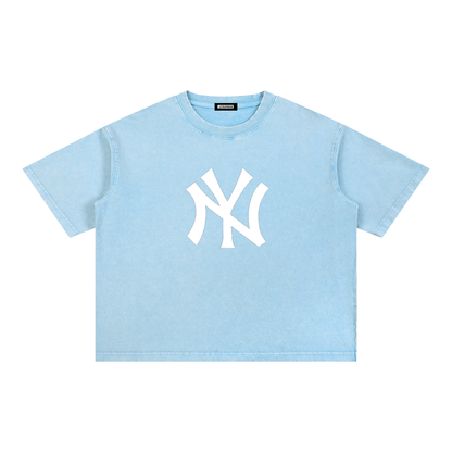Mineral Wash Boxy Cotton T-Shirt