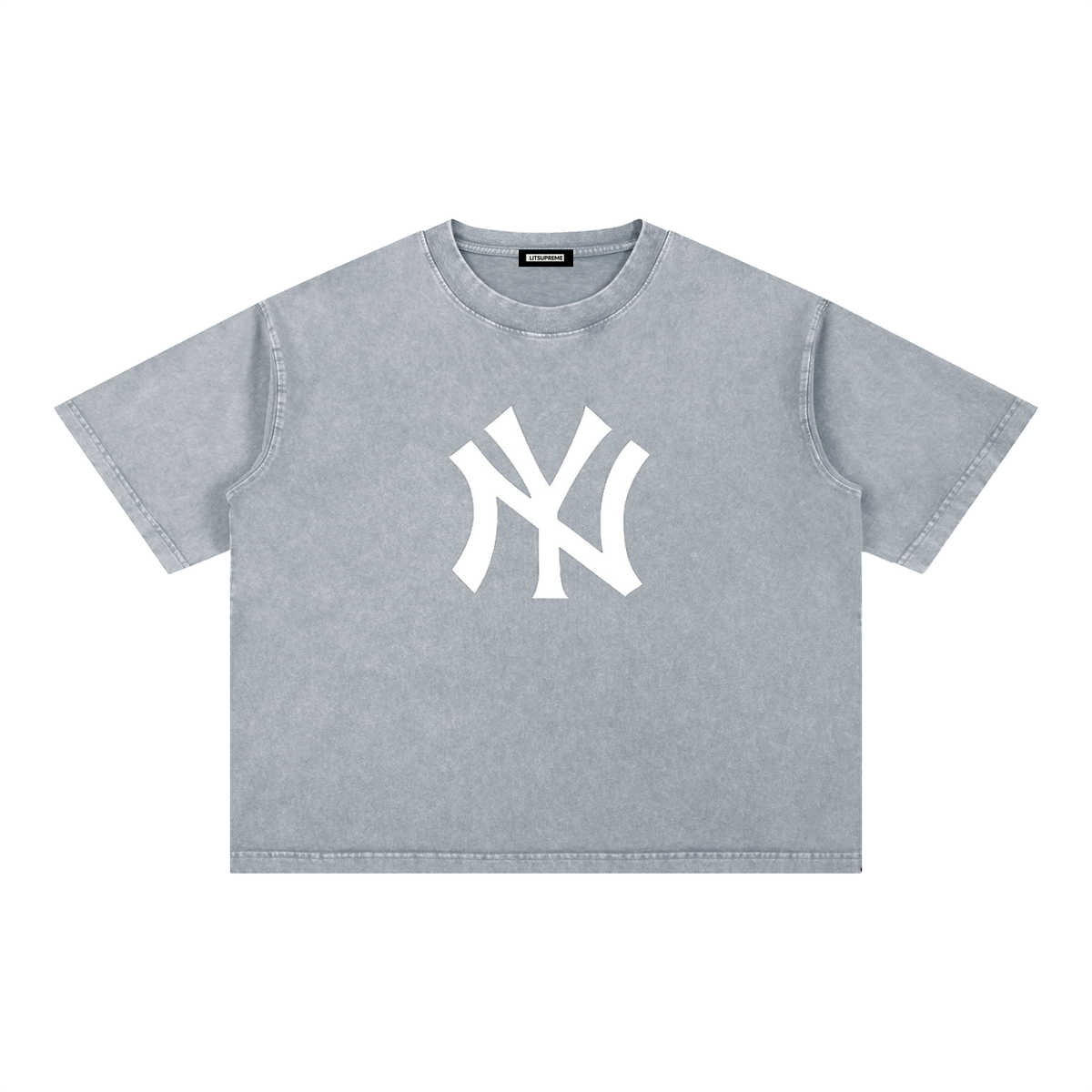 Mineral Wash Boxy Cotton T-Shirt