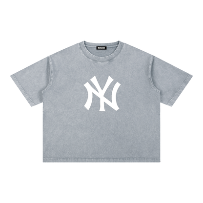 Mineral Wash Boxy Cotton T-Shirt