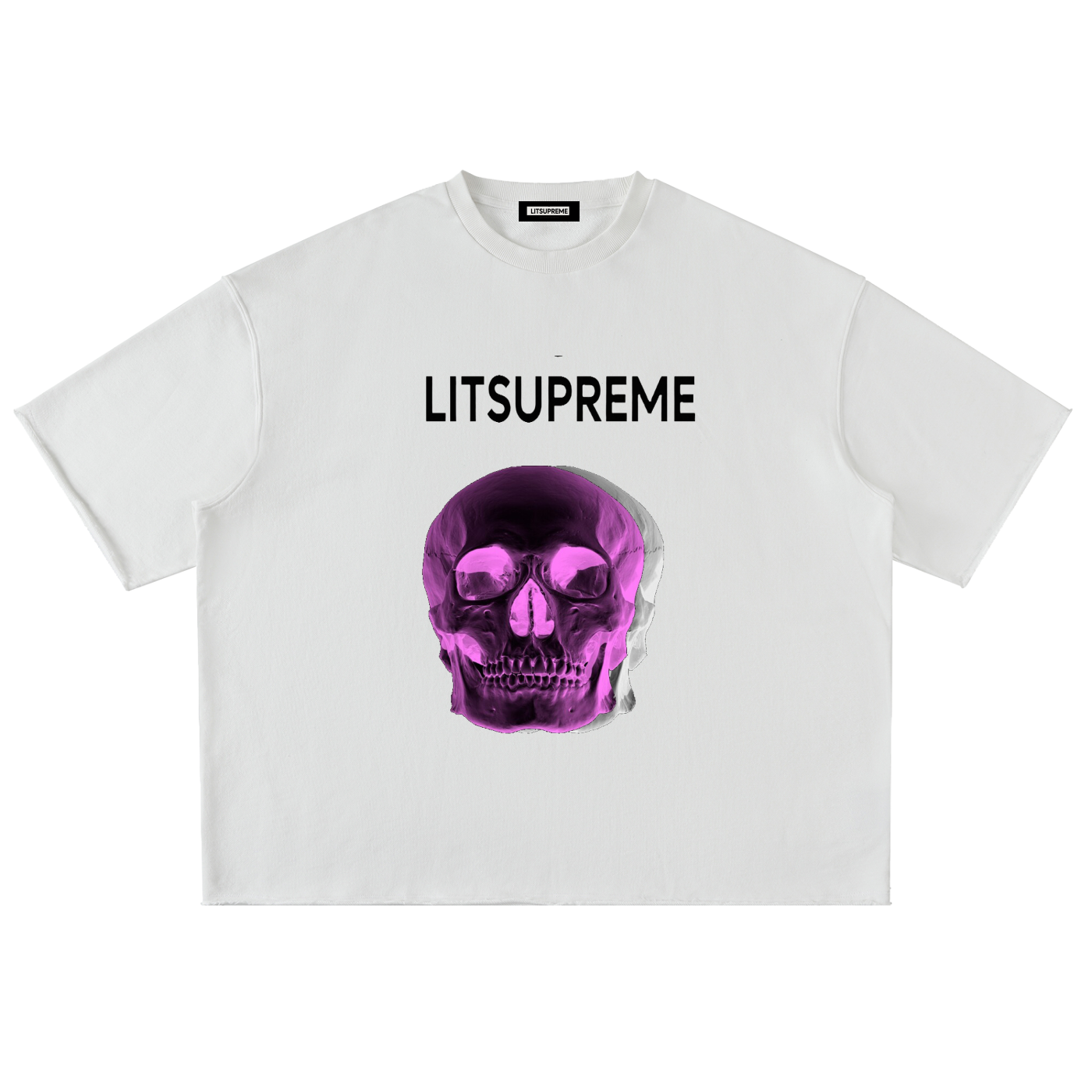 Washed Rolled Hem Half Sleeve T-Shirt
