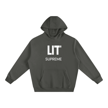 Fleeced High Neck Hoodie