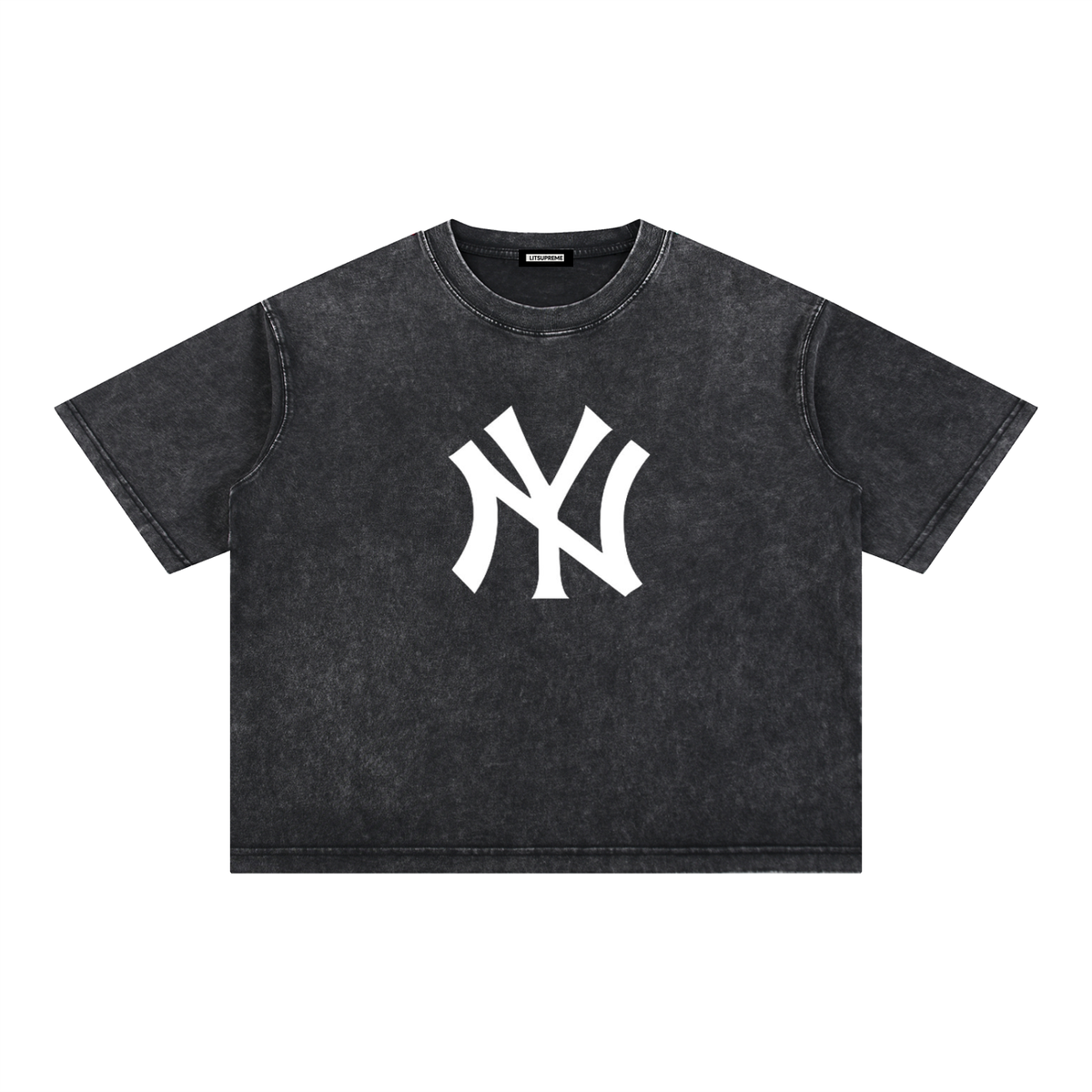 Mineral Wash Boxy Cotton T-Shirt