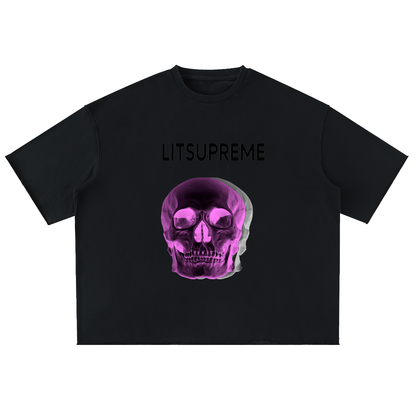 Washed Rolled Hem Half Sleeve T-Shirt
