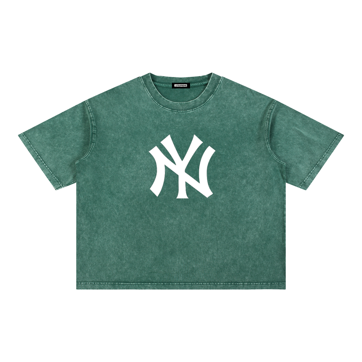 Mineral Wash Boxy Cotton T-Shirt