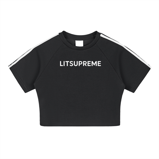 Taped Cooling Performance Crop Top