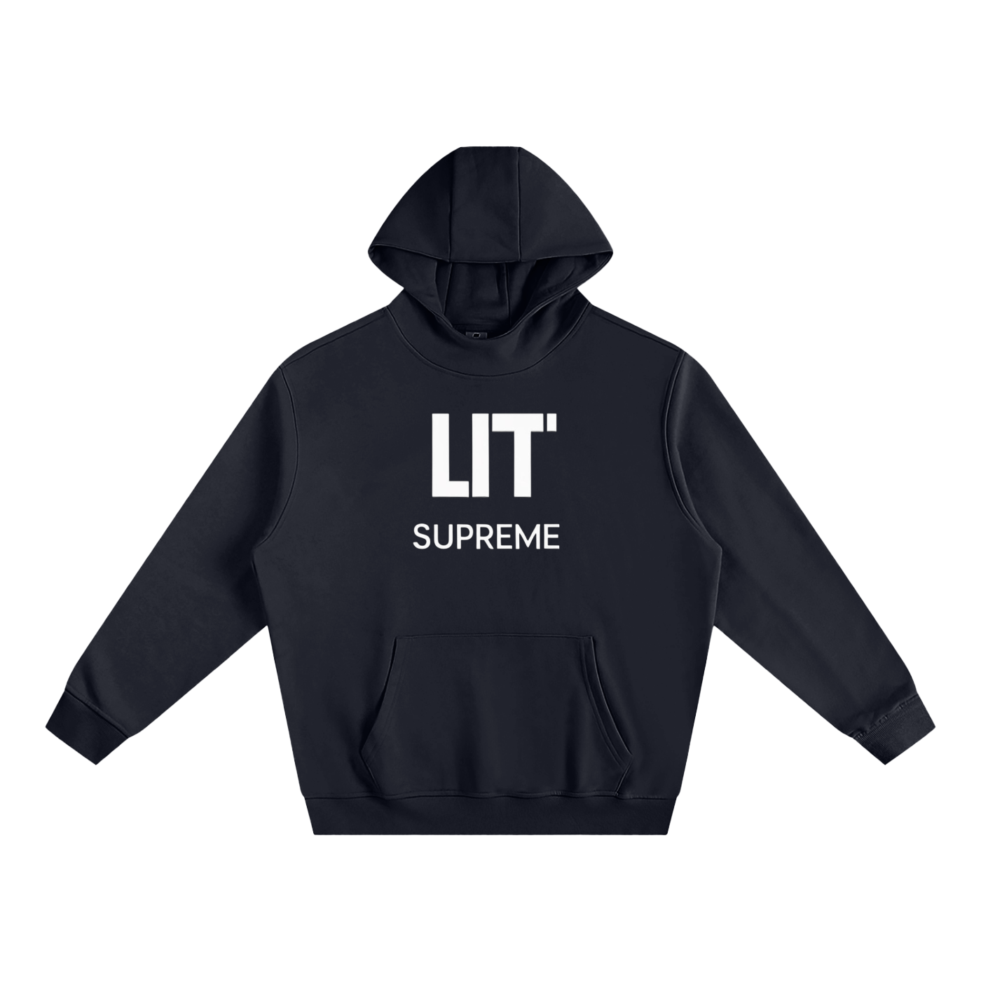 Fleeced High Neck Hoodie
