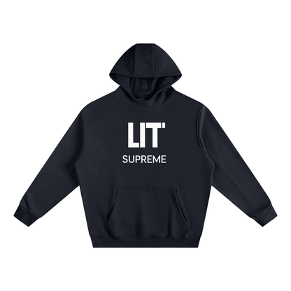 Fleeced High Neck Hoodie