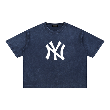 Mineral Wash Boxy Cotton T-Shirt