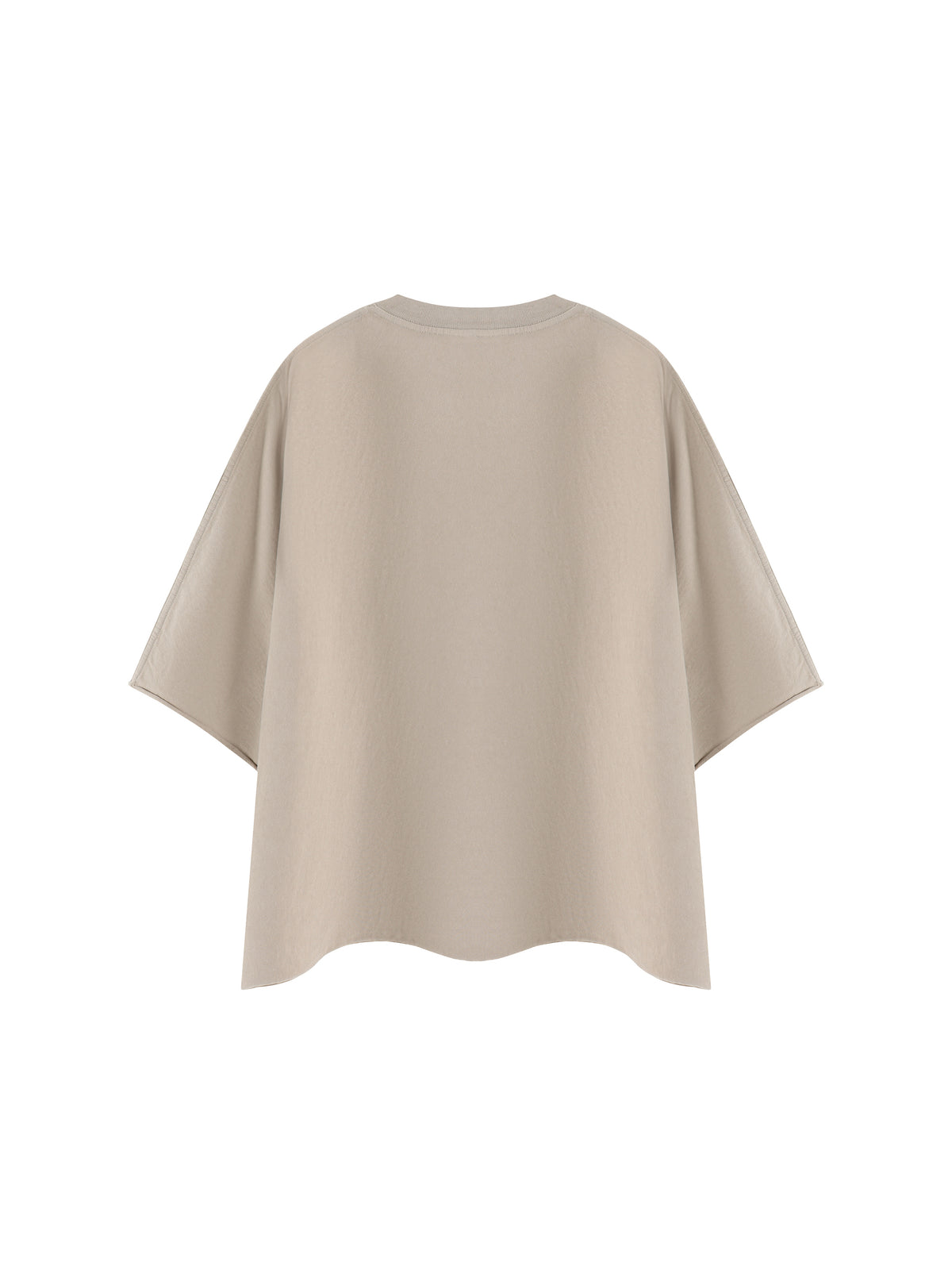 Unisex Heavyweight Boxy Raw Edge T-Shirt
